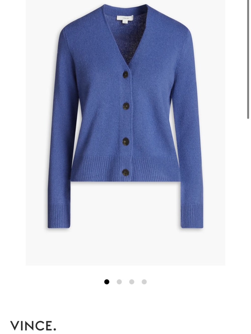 Vince Button Front CASHMERE Cardigan small